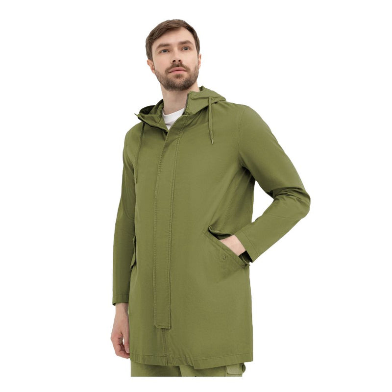 Green Cotton Jacket Herno