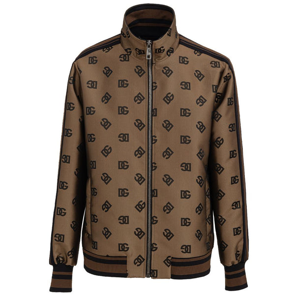 Bronze Polyester Jacket Dolce & Gabbana