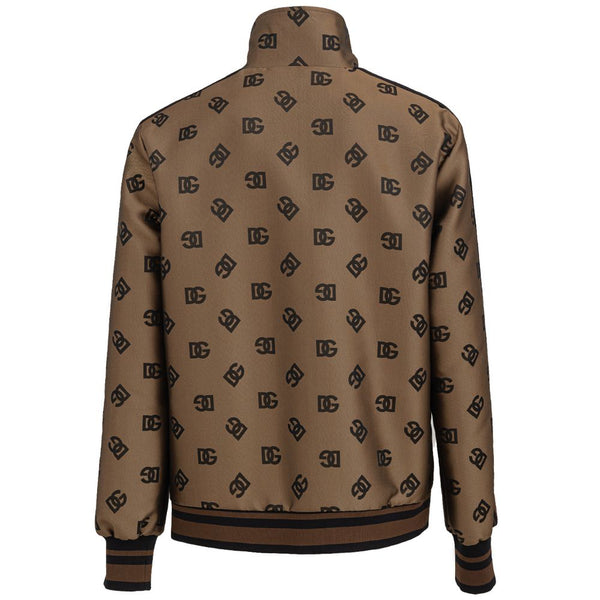 Bronze Polyester Jacket Dolce & Gabbana