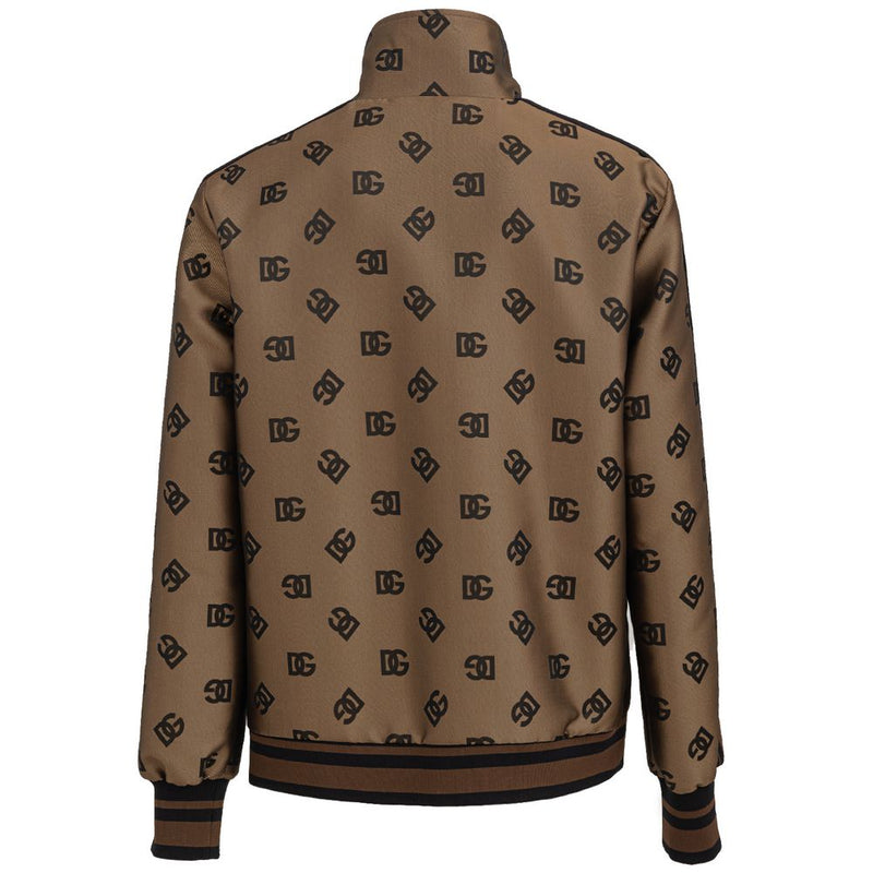 Bronze Polyester Jacket Dolce & Gabbana