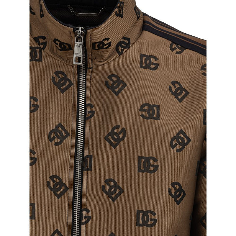 Bronze Polyester Jacket Dolce & Gabbana