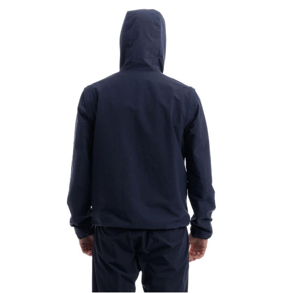Blue Nylon Jacket Herno