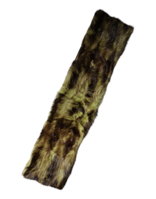 Multicolor Fur Shawl Neck Wrap Cover Collar Scarf Dolce & Gabbana