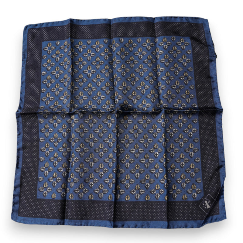 Blue Lady Bug Silk Square Handkerchief Scarf Dolce & Gabbana