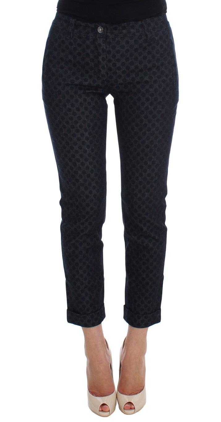 Chic Polka Dotted Capris Jeans Dolce & Gabbana