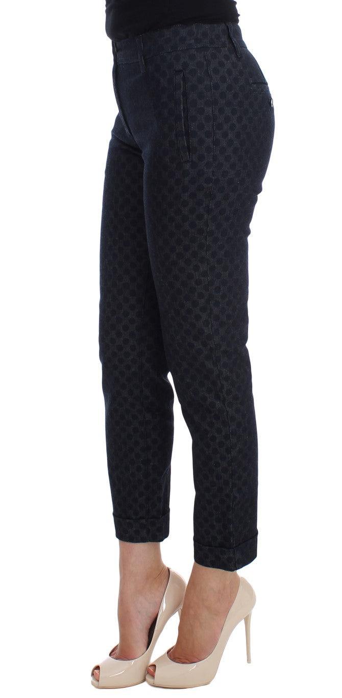 Chic Polka Dotted Capris Jeans Dolce & Gabbana