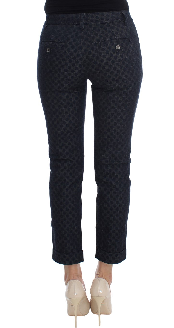 Chic Polka Dotted Capris Jeans Dolce & Gabbana