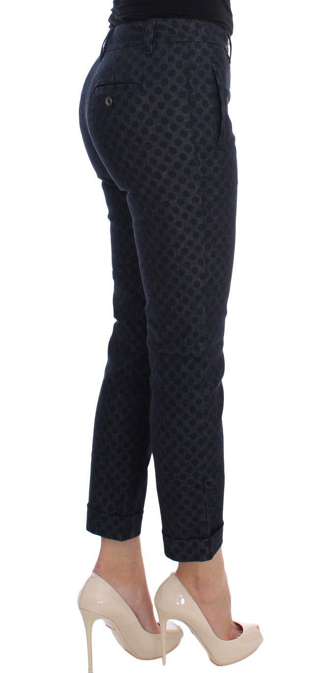 Chic Polka Dotted Capris Jeans Dolce & Gabbana