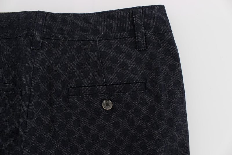 Chic Polka Dotted Capris Jeans Dolce & Gabbana