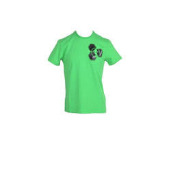 Green Cotton T-Shirt Bikkembergs