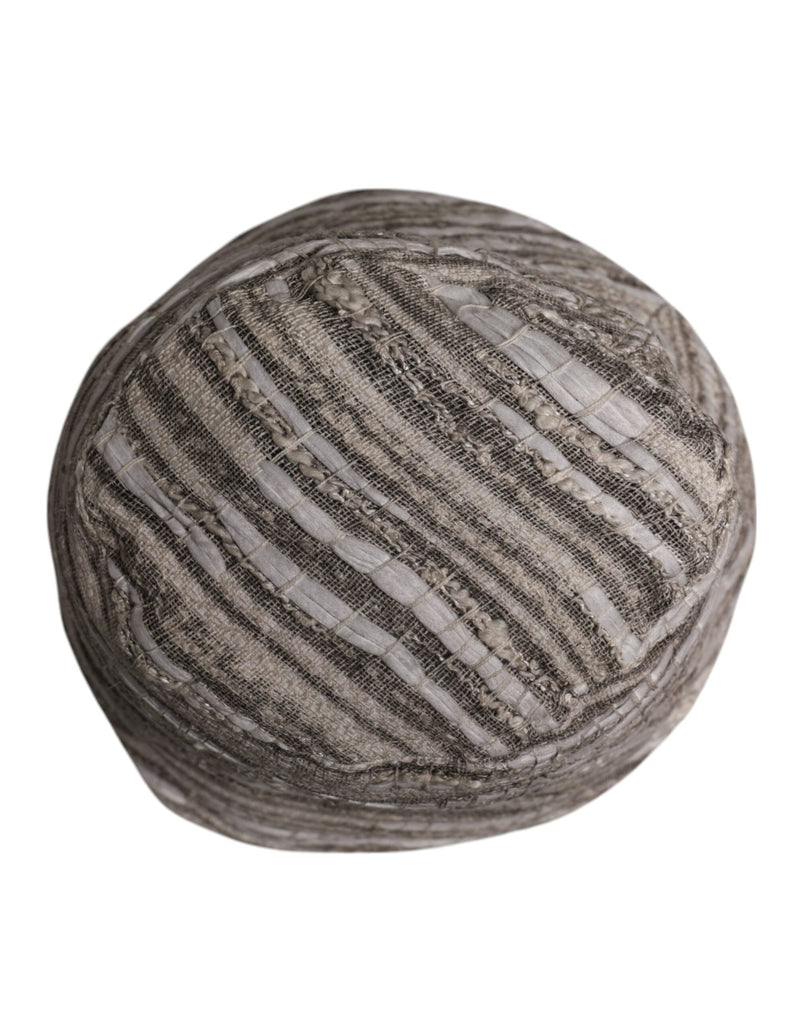 Multicolor Stripes Cotton Bucket Cap Dolce & Gabbana