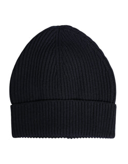 Black Cashmere Knitted Winter Beanie Hat Dolce & Gabbana