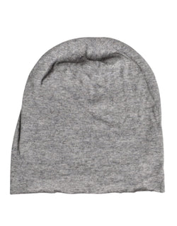 Gray Viscose Blend Knitted Beanie Cap Dolce & Gabbana