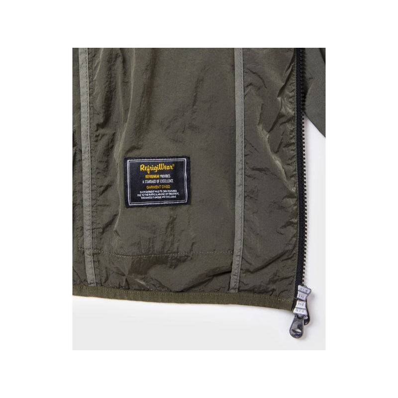 Green Polyamide Men's Jacket Refrigiwear