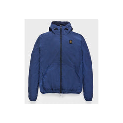 Blue Polyamide Men's Jacket Refrigiwear