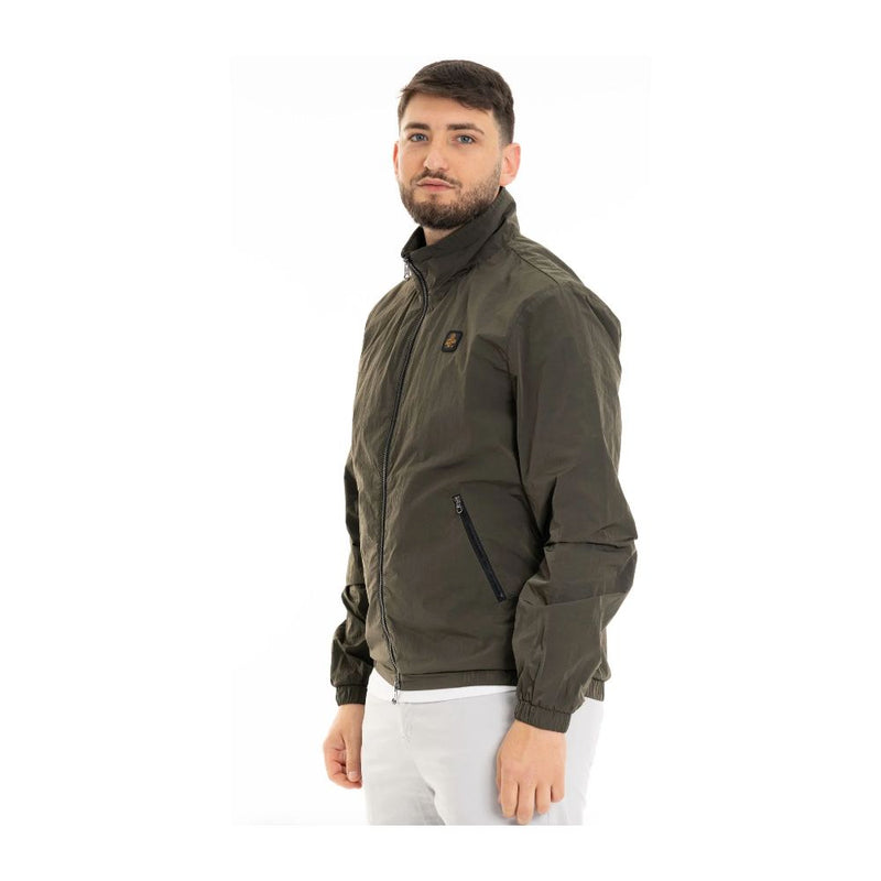 Green Polyamide Men's Jacket Refrigiwear