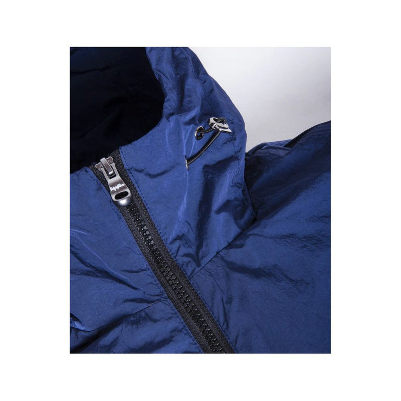 Blue Polyamide Men's Jacket Refrigiwear