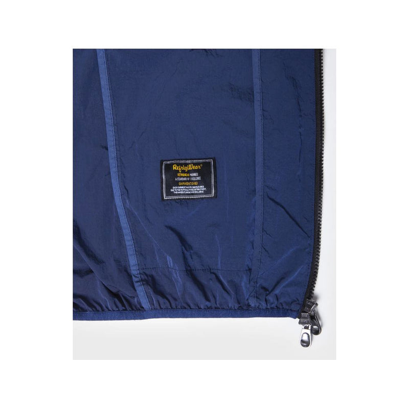 Blue Polyamide Men's Jacket Refrigiwear