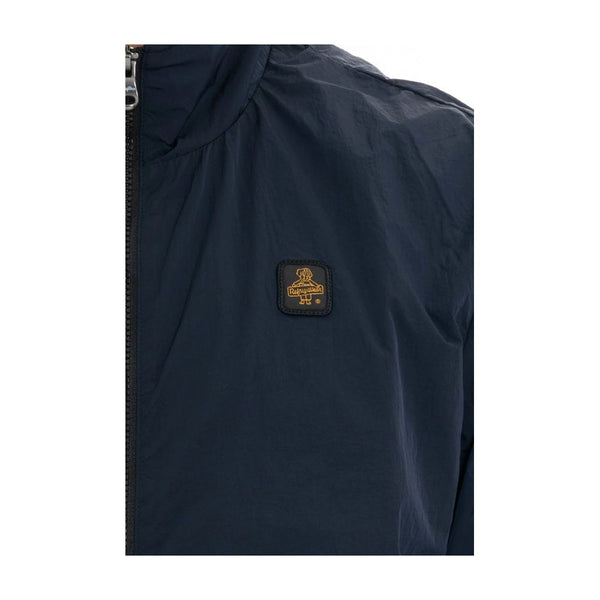 Blue Polyamide Men's Jacket Refrigiwear