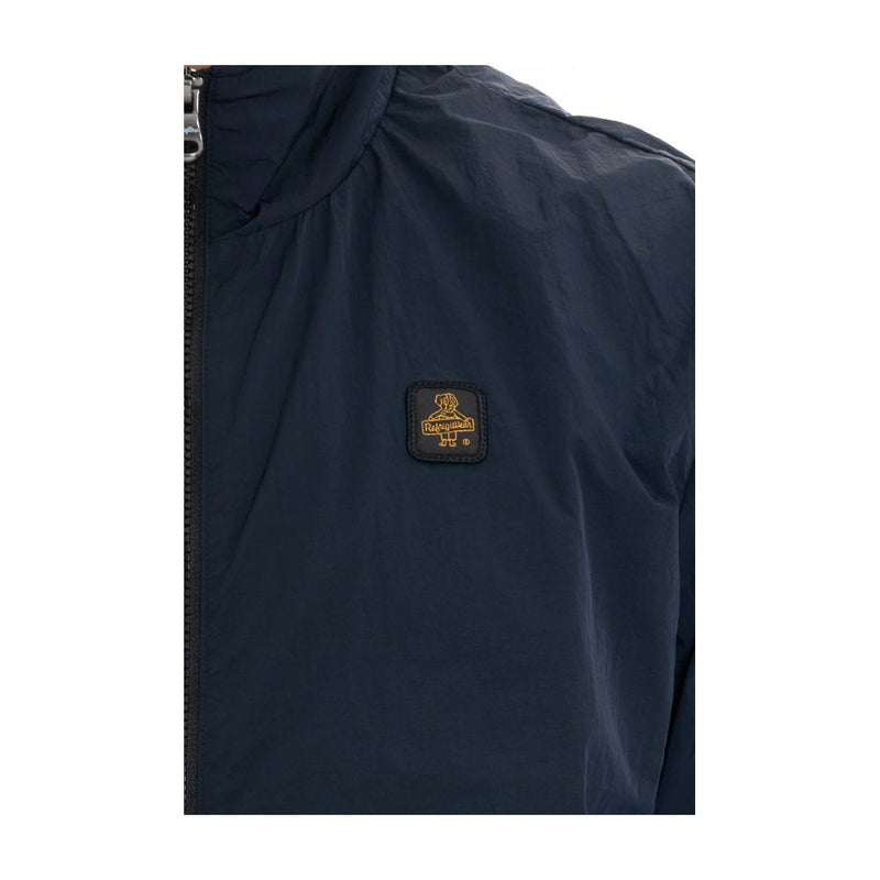 Blue Polyamide Men's Jacket Refrigiwear