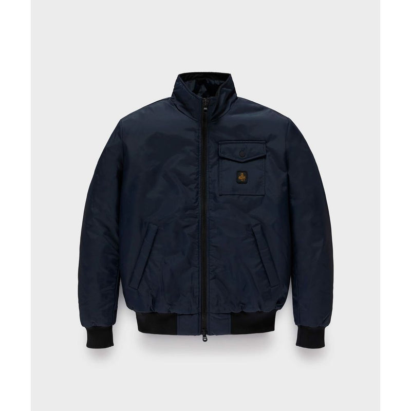 Blue Polyamide Men Jacket Refrigiwear