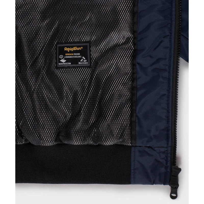 Blue Polyamide Men Jacket Refrigiwear