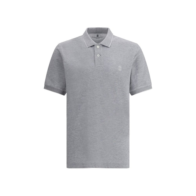 Logoed Polo Shirt Brunello Cucinelli