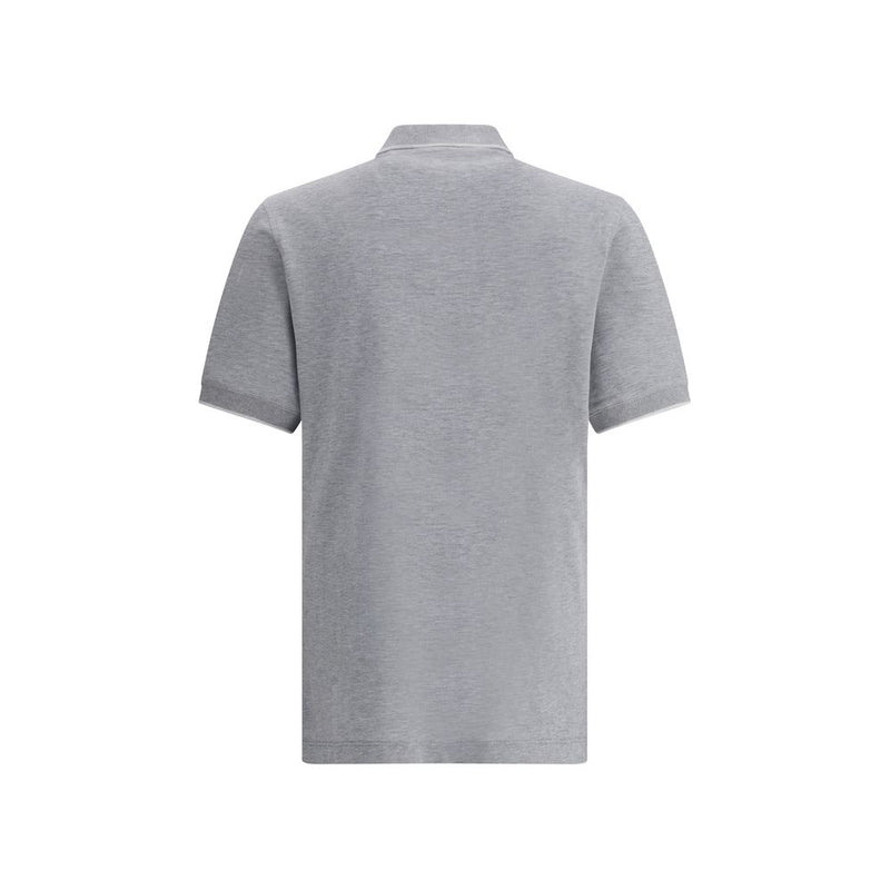 Logoed Polo Shirt Brunello Cucinelli