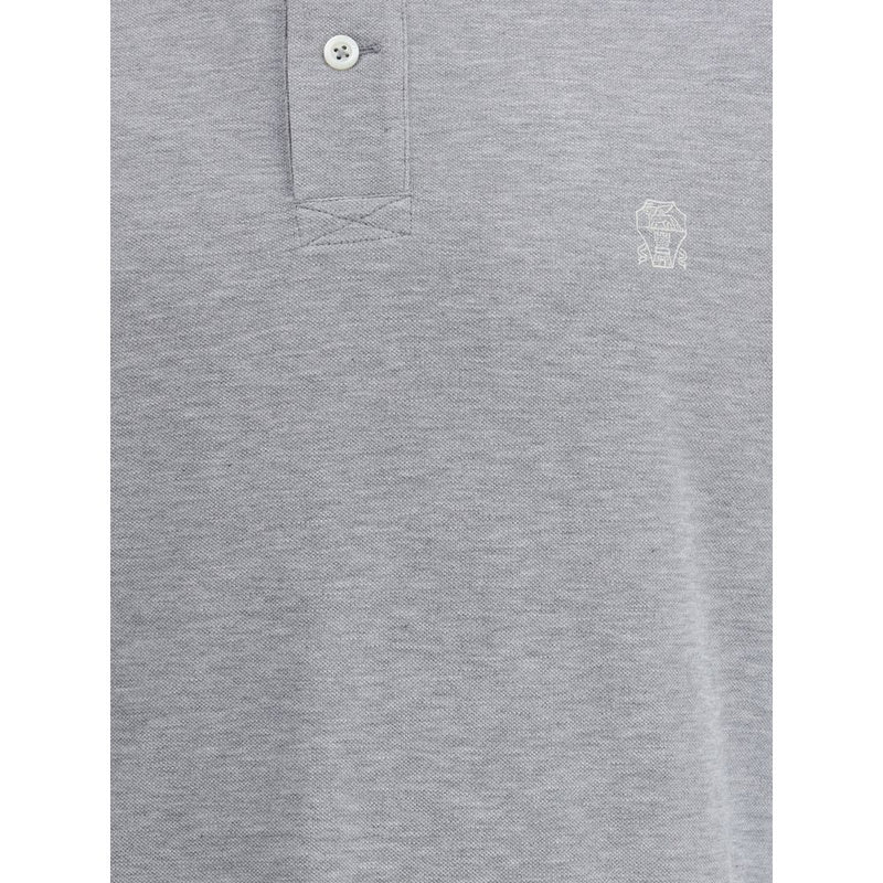 Logoed Polo Shirt Brunello Cucinelli