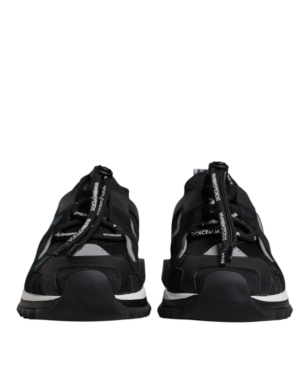 Black Mesh Sorrento Trekking Sneakers Shoes Dolce & Gabbana
