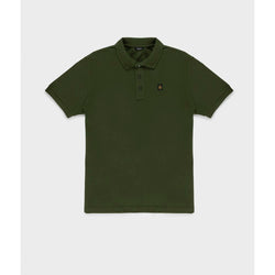 Green Cotton Polo Shirt Refrigiwear