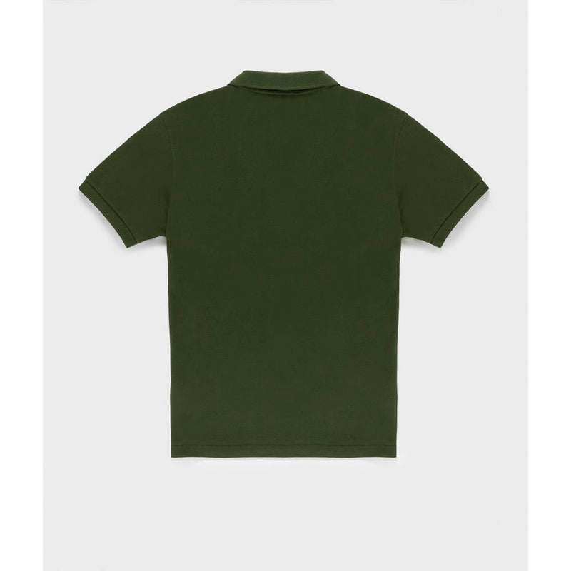 Green Cotton Polo Shirt Refrigiwear