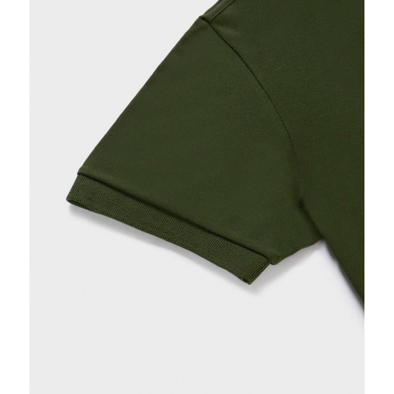 Green Cotton Polo Shirt Refrigiwear