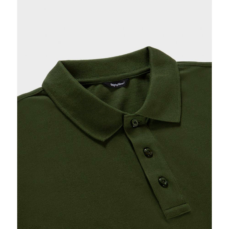 Green Cotton Polo Shirt Refrigiwear