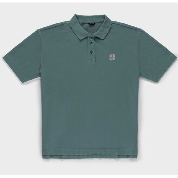Green Cotton Polo Shirt Refrigiwear