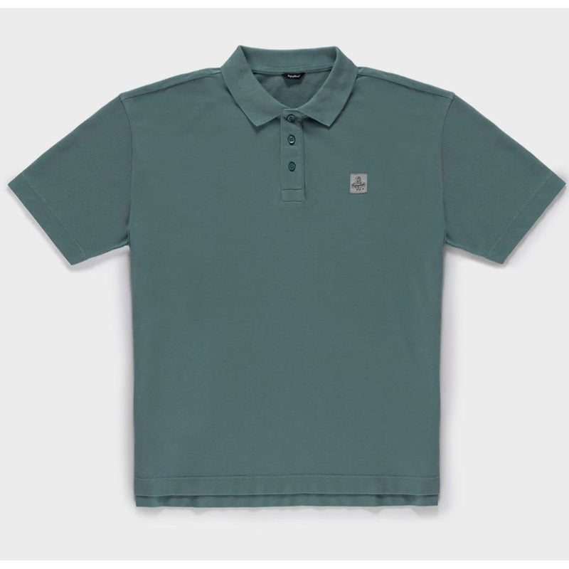 Green Cotton Polo Shirt Refrigiwear