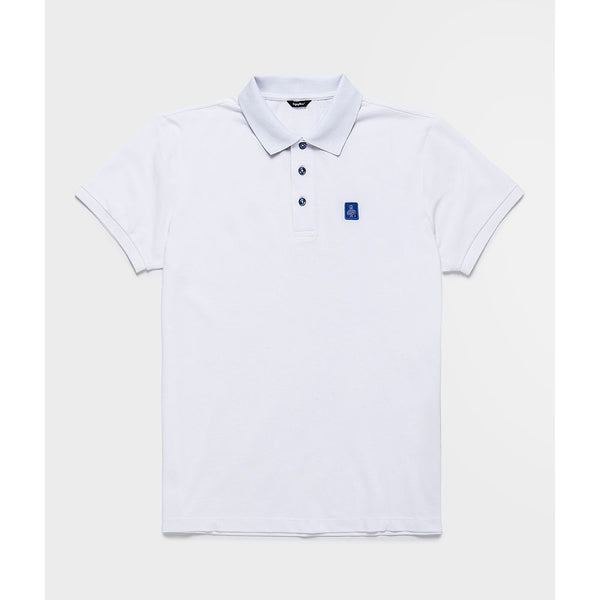 White Cotton Polo Shirt Refrigiwear