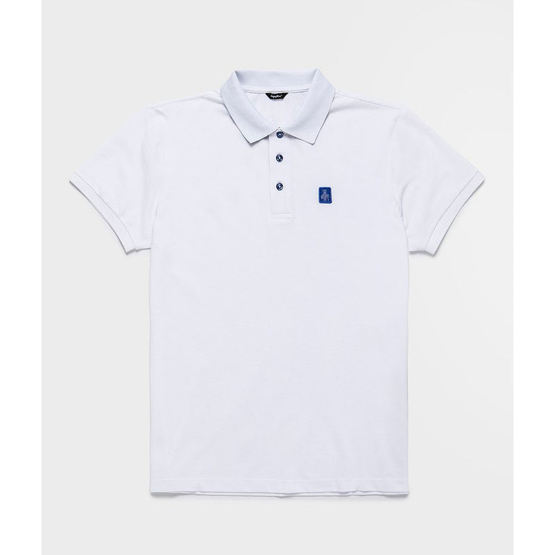 White Cotton Polo Shirt Refrigiwear