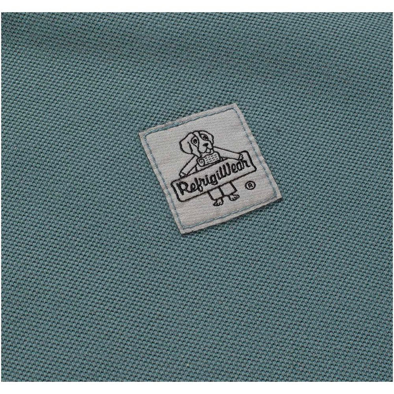 Green Cotton Polo Shirt Refrigiwear