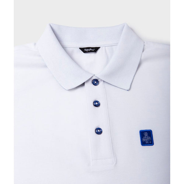White Cotton Polo Shirt Refrigiwear