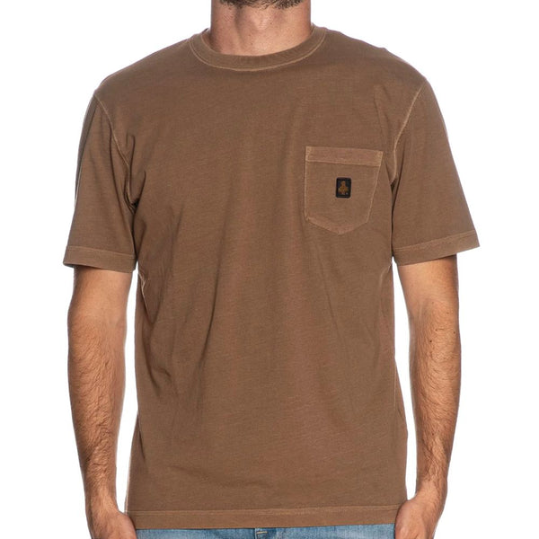 Brown Cotton T-Shirt Refrigiwear