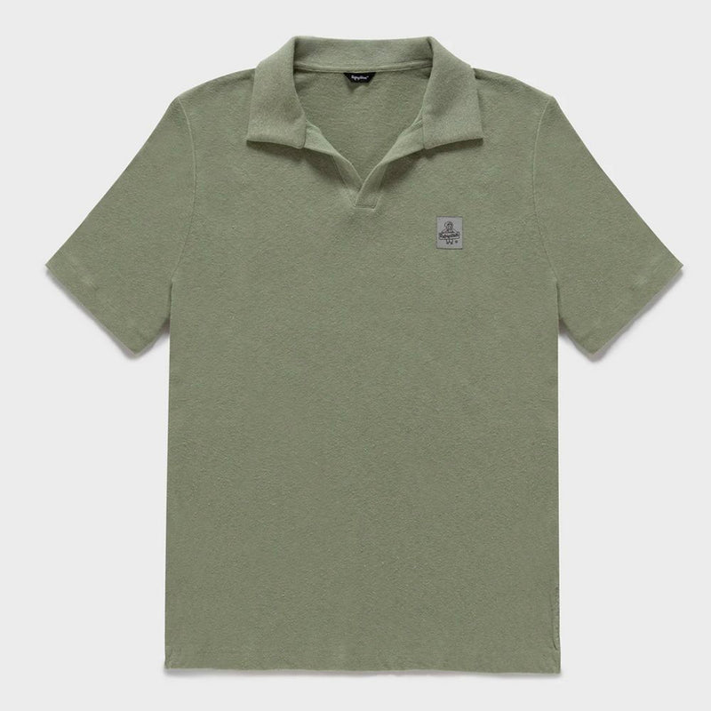 Green Cotton Polo Shirt Refrigiwear
