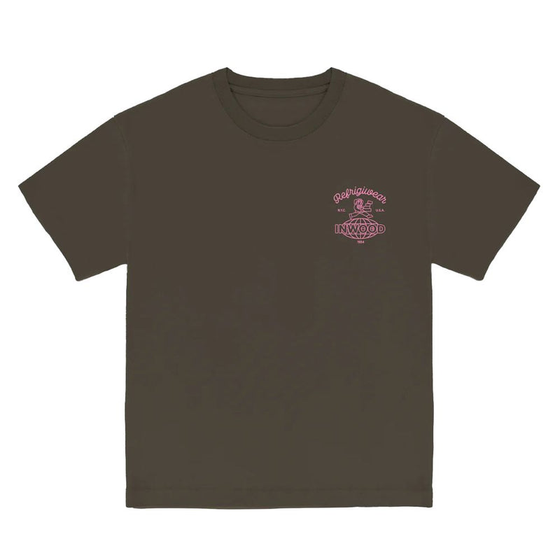 Brown Cotton T-Shirt Refrigiwear