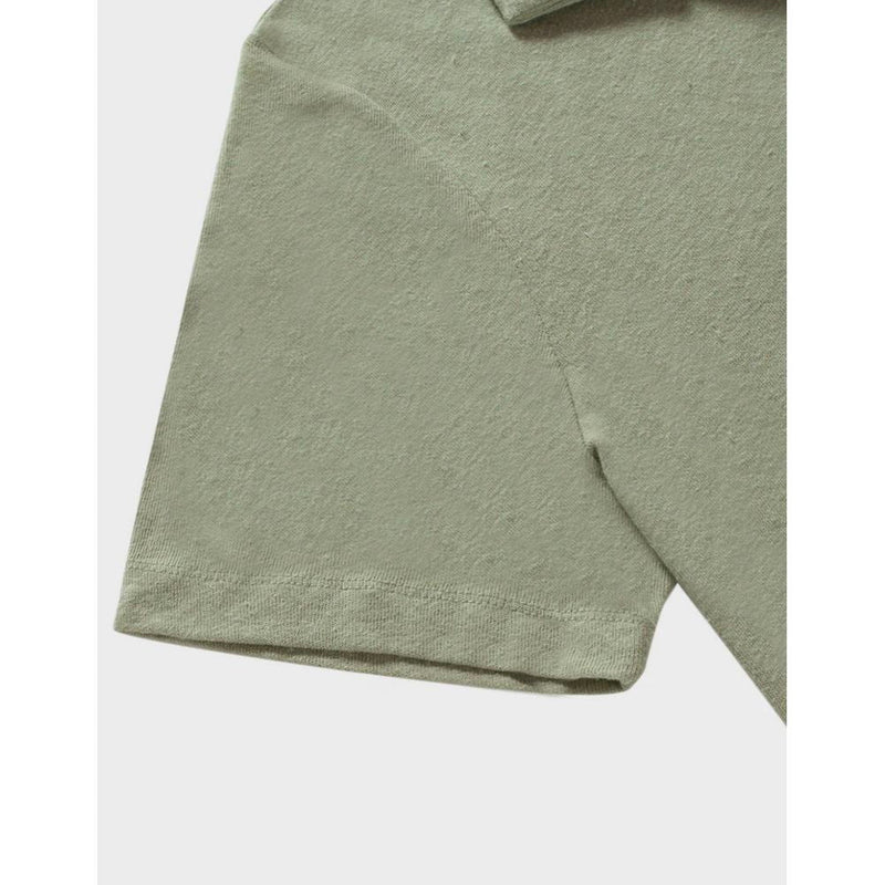 Green Cotton Polo Shirt Refrigiwear