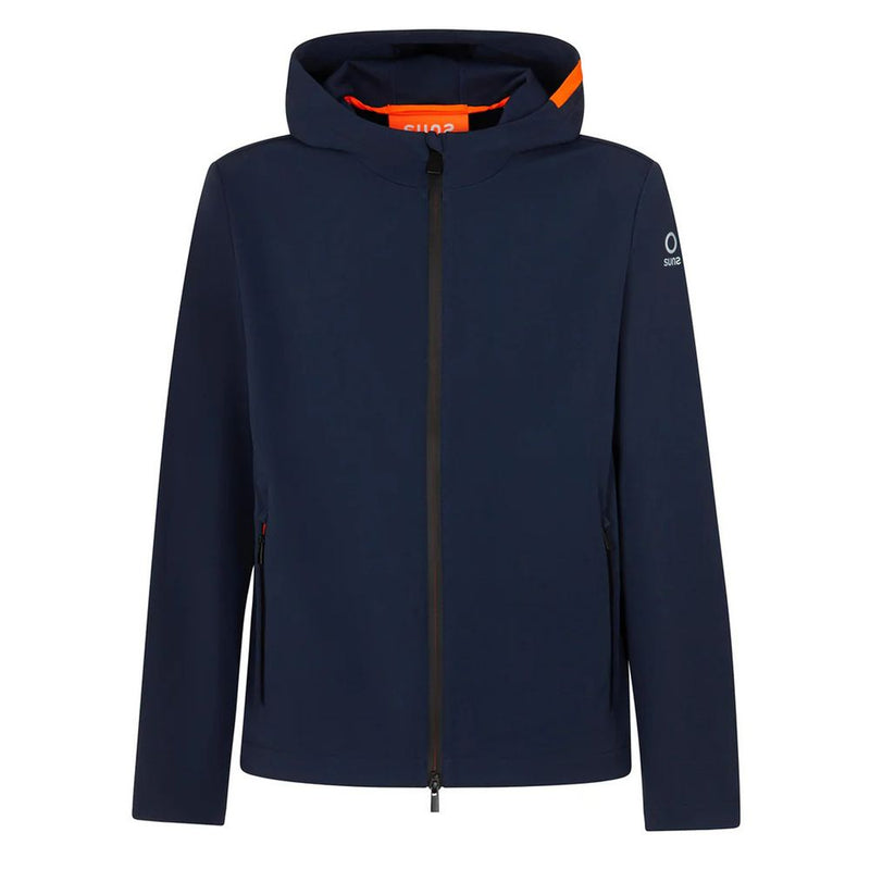 Blue Polyester Jacket Suns