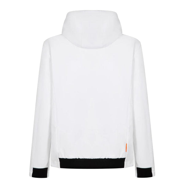 White Polyester Jacket Suns