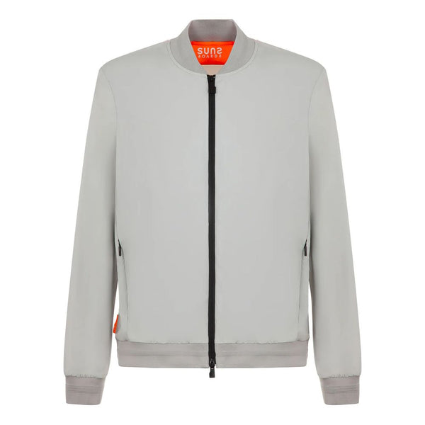 Gray Nylon Jacket Suns
