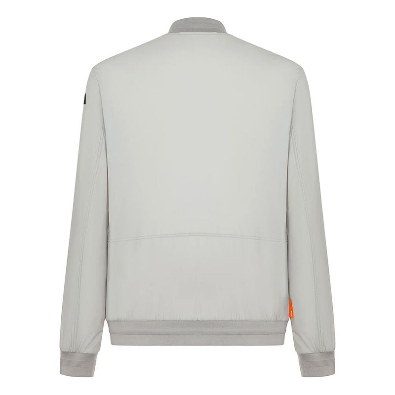 Gray Nylon Jacket Suns