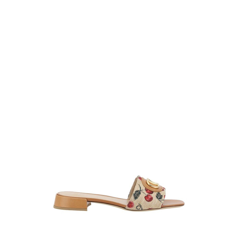 Cherry jacquard fabric Sandals Valentino Garavani
