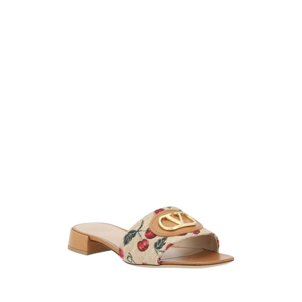 Cherry jacquard fabric Sandals Valentino Garavani